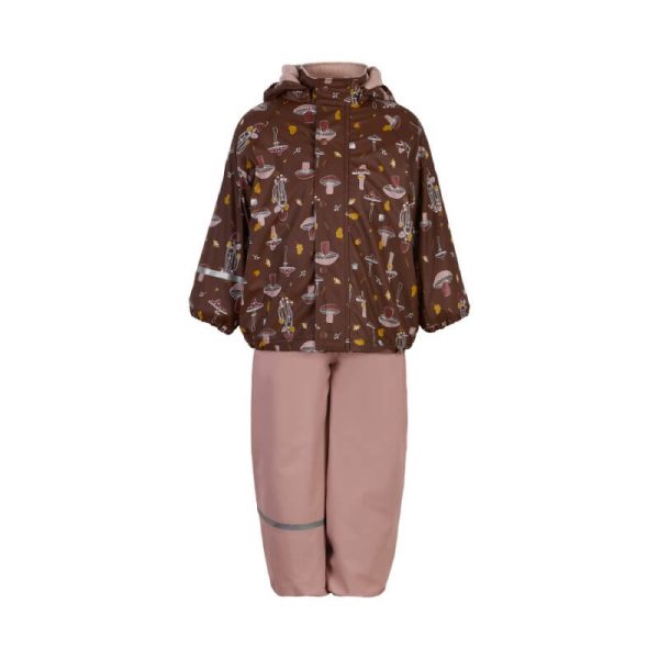 CeLaVi - Regntøj PU med Fleece - Misty Rose - 90