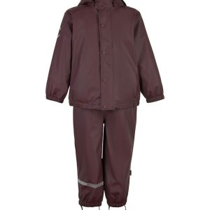 Mikk-Line Regntøj m. Fleece/Seler - PU - Huckleberry