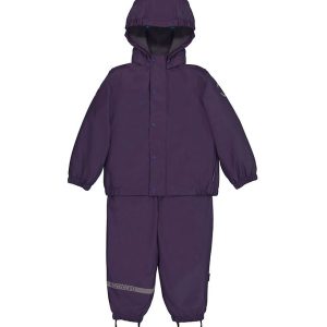 Mikk-Line Regntøj m. Fleece/Seler - PU - Recycled - Nigh